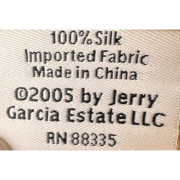 Vtg Jerry Garcia Men's Neck Silk Tie Chicken And Cat Purple Retro 90’s Ltd Ed 41 - Picture 5 of 10